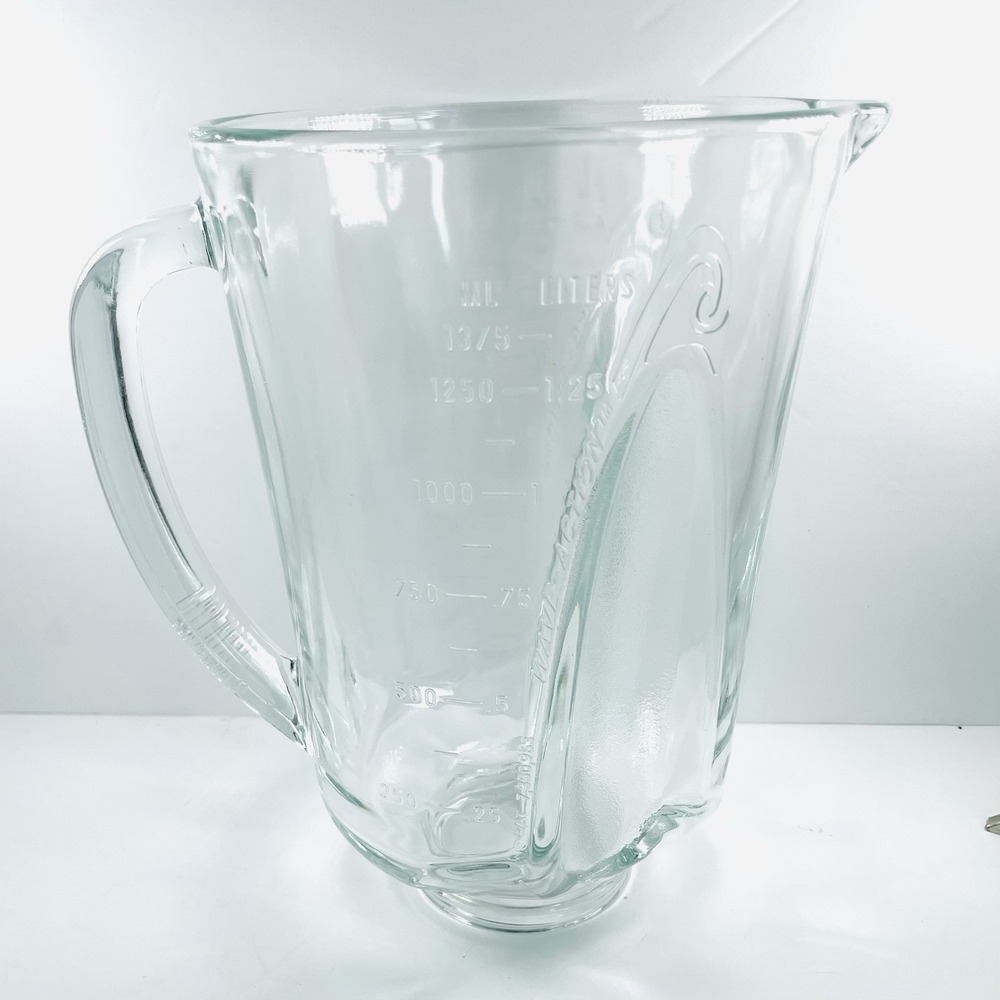 Hamilton Beach Wave Action Blender Glass 6 Cup 48 oz Pitcher Replacement Part